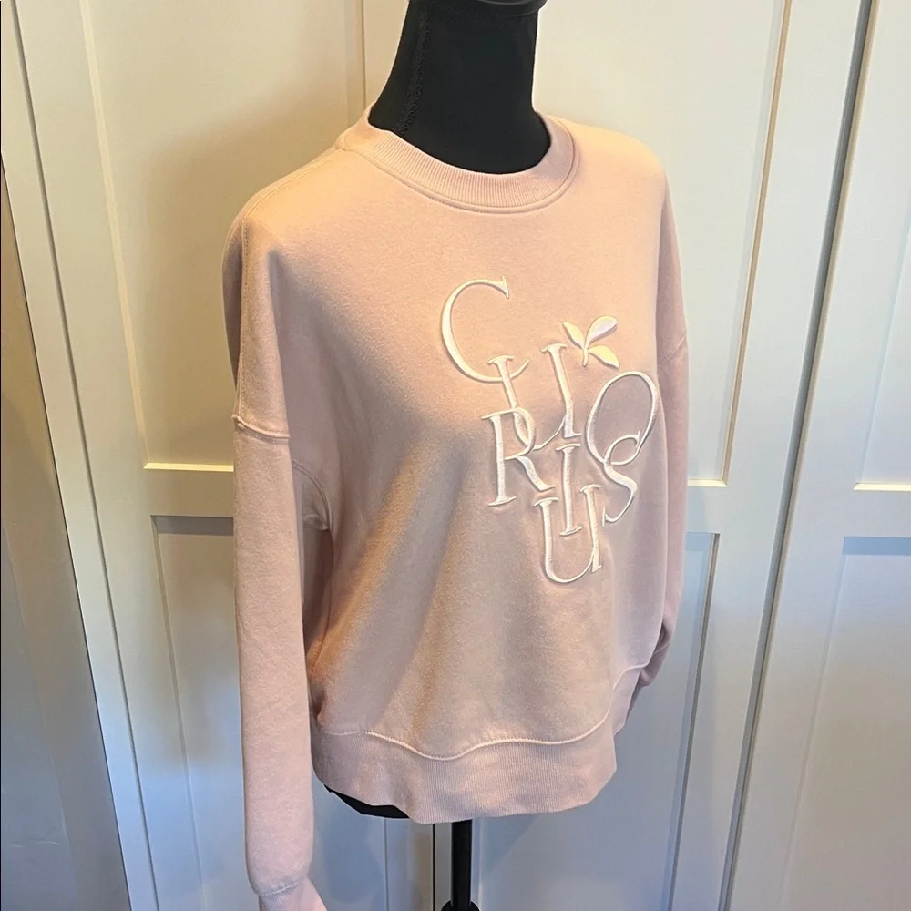 Divided Light Pink CURIOUS Sweatshirt S - Picture 6 of 7